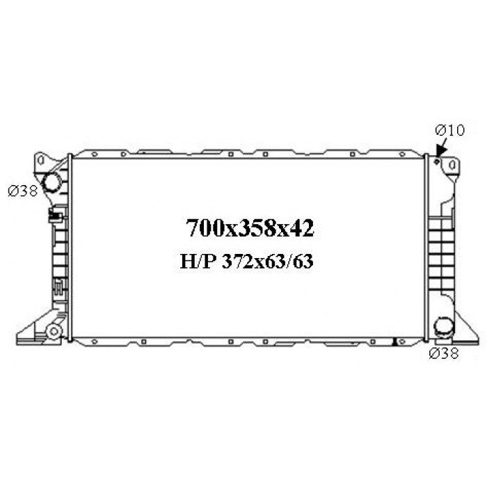 RADIATOR - Ford Transit VF / VG '94-00 2.5ltr Diesel