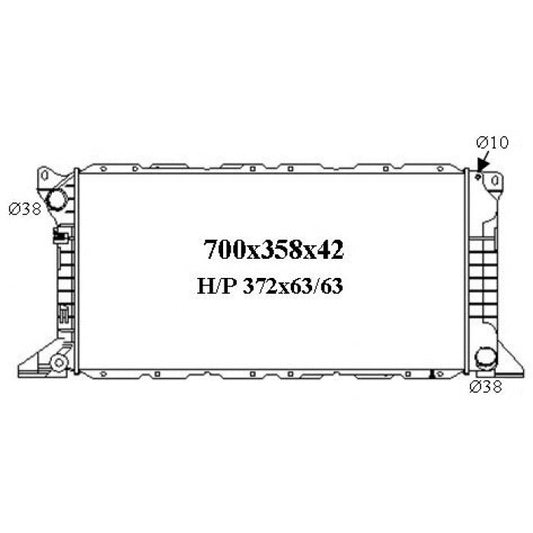 RADIATOR - Ford Transit VF / VG '94-00 2.5ltr Diesel