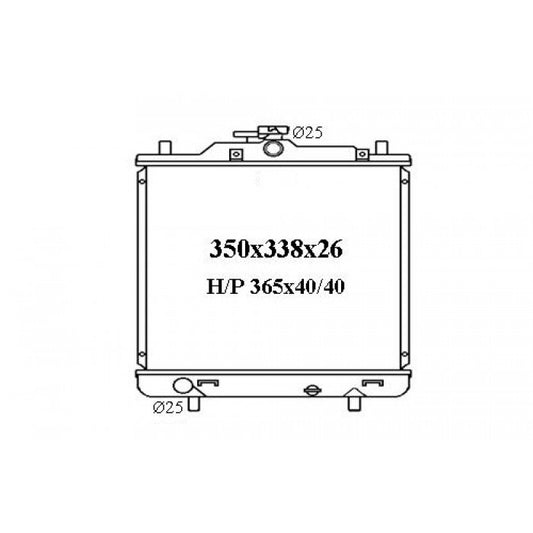 RADIATOR - Suzuki Carry '99-05 1.3ltr