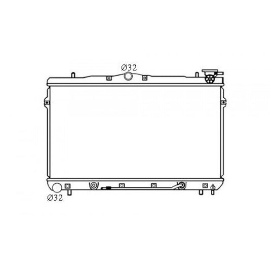 RADIATOR - Hyundai Coupe FX/SX '96-02 1.8/2.0ltr 4cyl