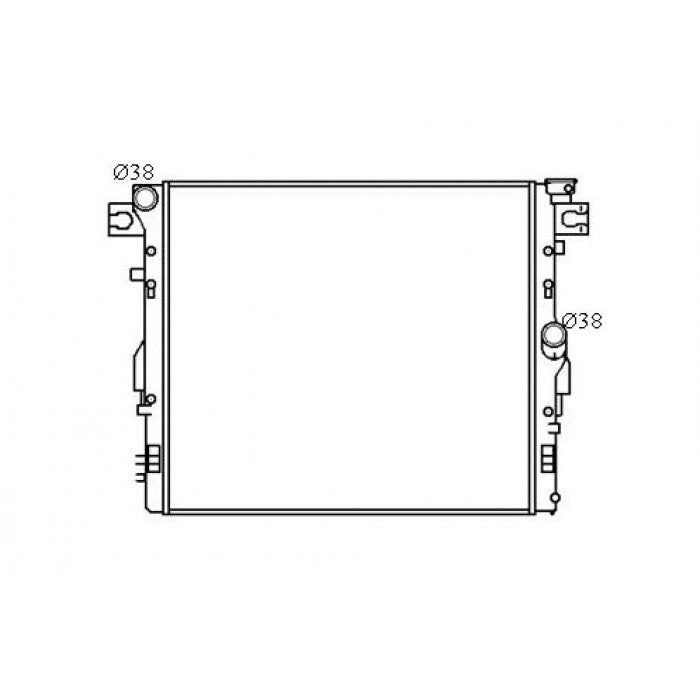 RADIATOR - Jeep Wrangler JK '07-'18 3.6ltr & 3.8ltr V6
