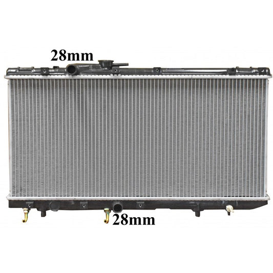 Radiator Assembly - To suit Toyota Cynos EL44 '91-94 1.5ltr 4cylCore: 325x699x26 H/P 717x48/48 - NC325A