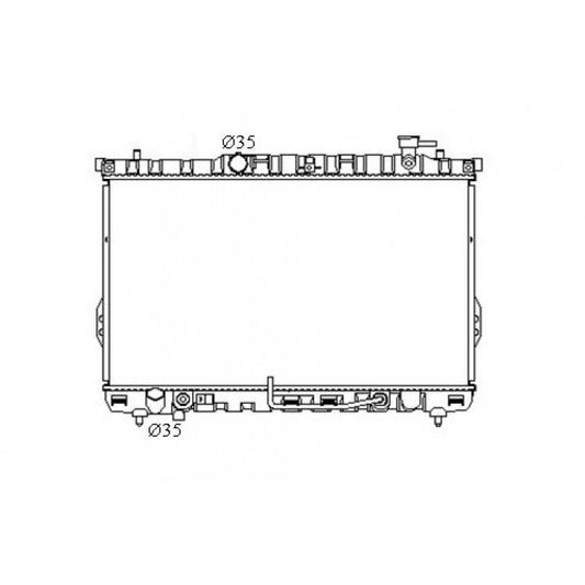 Radiator Assembly - To Suit Hyundai Santa Fe SM '00-06 2.4ltr 4cyl & 2.7ltr 6cyl &nb - NC339M