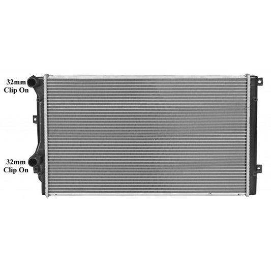 RADIATOR - Skoda   Octavia 1Z '07- 1.9ltr Turbo Diesel & 1.8ltr TSI & Superb 3T '09- 1.8ltr TSI