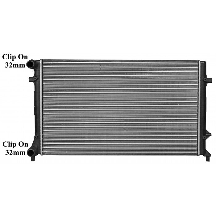 RADIATOR - Audi A3 8P, Skoda Octavia, Volkswagen Golf - Jetta - Caddy