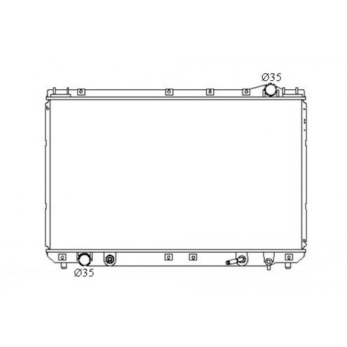 Radiator Assembly - To suit Toyota Avalon MCX10R '00-05 3.0ltr V6 Core: 425x718x26 - NC389A