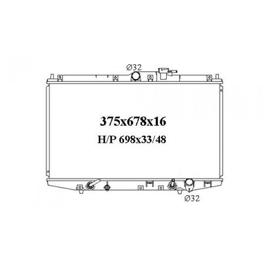 RADIATOR - Honda Accord CG VTi '97-03 2.3ltr 4cyl