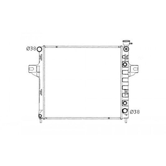 RADIATOR - Jeep Grand Cherokee WJ/WG '99-05 4.7ltr V8