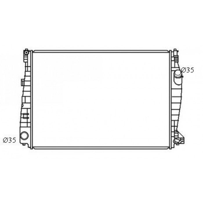 RADIATOR - 159 '06- 4 & 6cyl & Brera '06- 4 & 6cyl