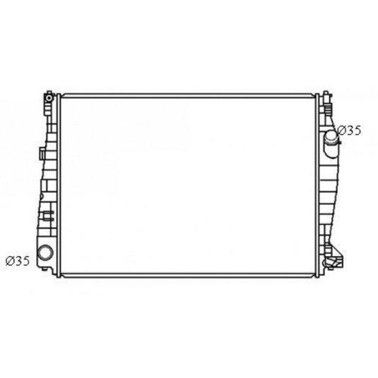 RADIATOR - 159 '06- 4 & 6cyl & Brera '06- 4 & 6cyl
