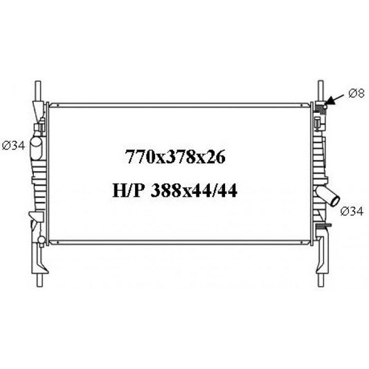 RADIATOR -  Ford Transit VM '06-