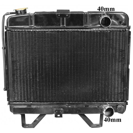 Radiator Assembly - BC To Suit Peugeot 504 '68- 1.8/2.0ltrCore: 295x463x32H/P 472x60/47 - NC490M