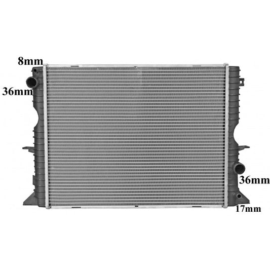 RADIATOR - Land Rover Defender 90/110/130 '99- 2.5ltr 5cyl Turbo Diesel