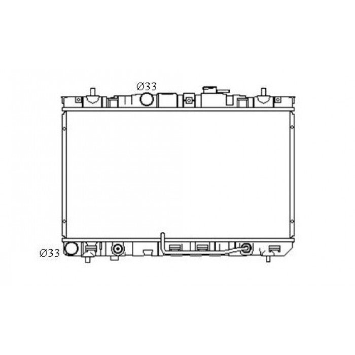RADIATOR - Hyundai Elantra XD '00-06 1.8/2.0ltr 4cyl & Hyundai Tiburon GK '02-10 2.0ltr 4cyl & 2.7ltr 6cyl