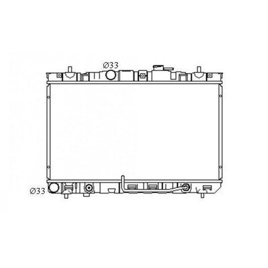RADIATOR - Hyundai Elantra XD '00-06 1.8/2.0ltr 4cyl & Hyundai Tiburon GK '02-10 2.0ltr 4cyl & 2.7ltr 6cyl