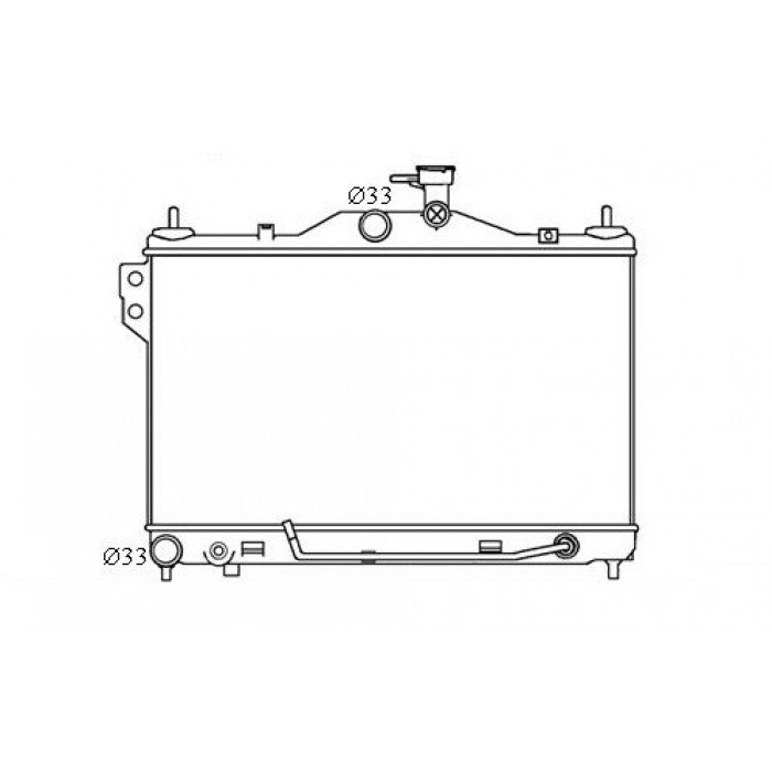 RADIATOR - Hyundai Getz TB '02-11 1.3/1.4/1.5/1.6ltr 4cyl