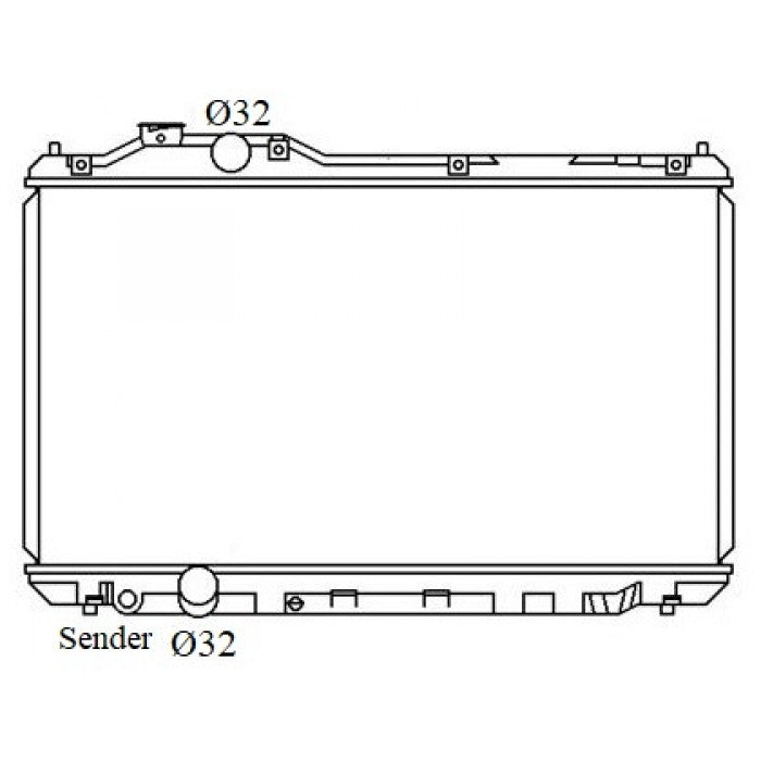 RADIATOR - Honda Civic FB '12- 1.8ltr Sedan