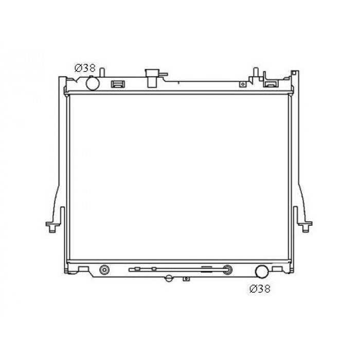 RADIATOR - Isuzu D-MAX '12- 3.0ltr 4cyl Turbo Diesel & Isuzu MU-X '13- 3.0ltr 4cyl Turbo Diesel