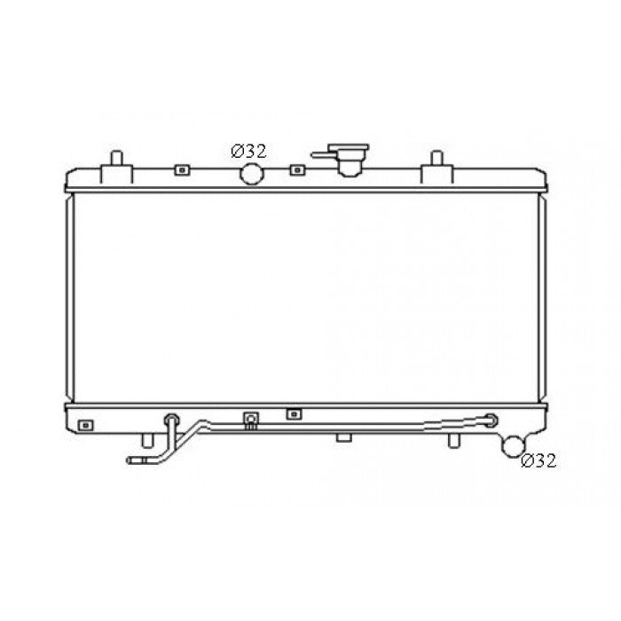 RADIATOR - Kia Rio LS '03-05 1.5ltr 4cyl