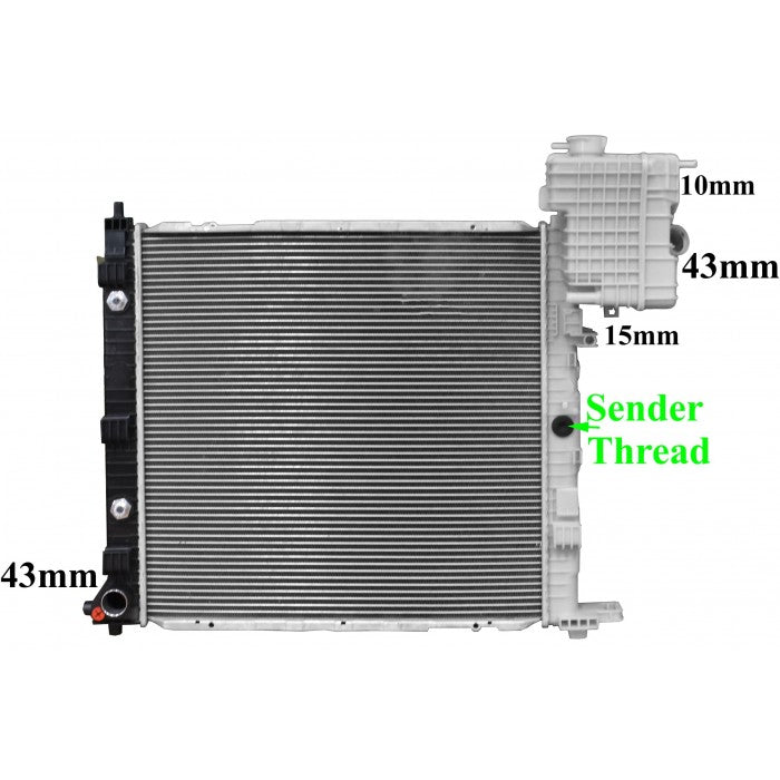 RADIATOR - Mercedes Vito 638 '98-04 2.2ltr Turbo Diesel