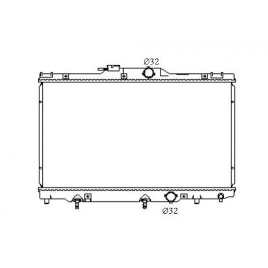 Radiator Assembly - To suit Toyota Corolla AE115 '98- 1.8ltr 4cyl Core: 350x628x1 - NC731M