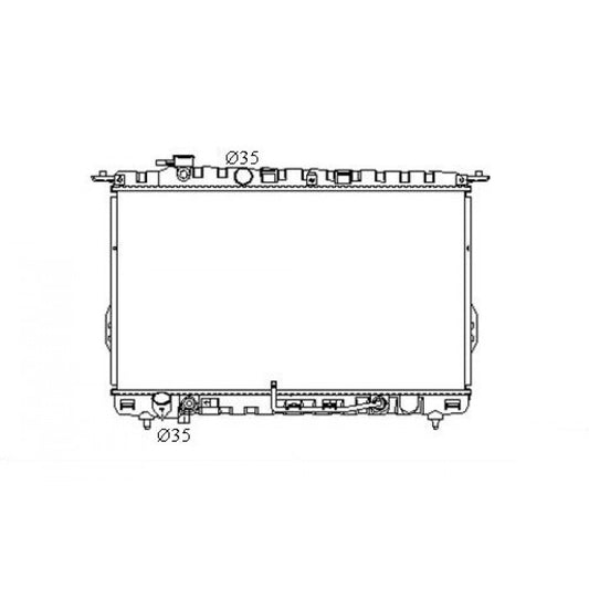 RADIATOR - Hyundai Grandeur XG '99-02 3.0ltr 6cyl & Hyundai Sonata EF-B '01-05 2.7ltr 6cyl