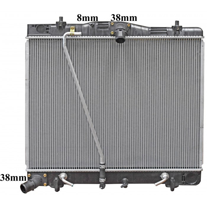 Radiator Assembly - To suit Toyota HiAce TRH '05- 2.7ltrCore: 510x658x36H/P 675x53/53 &nb - NC821A