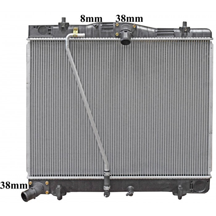 Radiator Assembly - To suit Toyota HiAce TRH '05- 2.7ltr Core: 510x658x36 H/P 675x53/53 & - NC821M