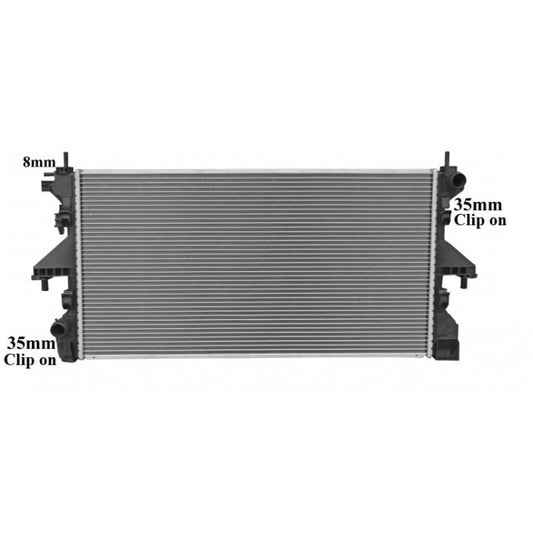 RADIATOR - Fiat, Ducato '02/12- 2.3ltr Turbo Diesel