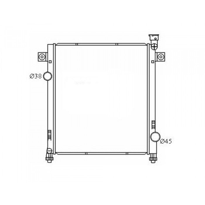 RADIATOR - Dodge Nitro KA '07- 3.7ltr 6cyl