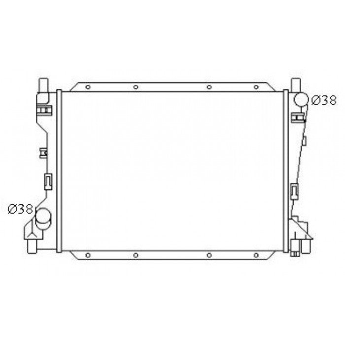 RADIATOR - Jaguar S-Type X200 '99-02 3.0/4.0ltr