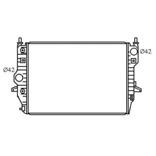 RADIATOR - Jaguar S-Type X202 / X204 / X350 '02-08 2.5ltr V6 & 4.2ltr V8 Supercharged & Jaguar XJ8 X350 '04-07 4.2ltr V8 & Jaguar XF X250 '08-15 3.0ltr V6 & 4.2ltr V8