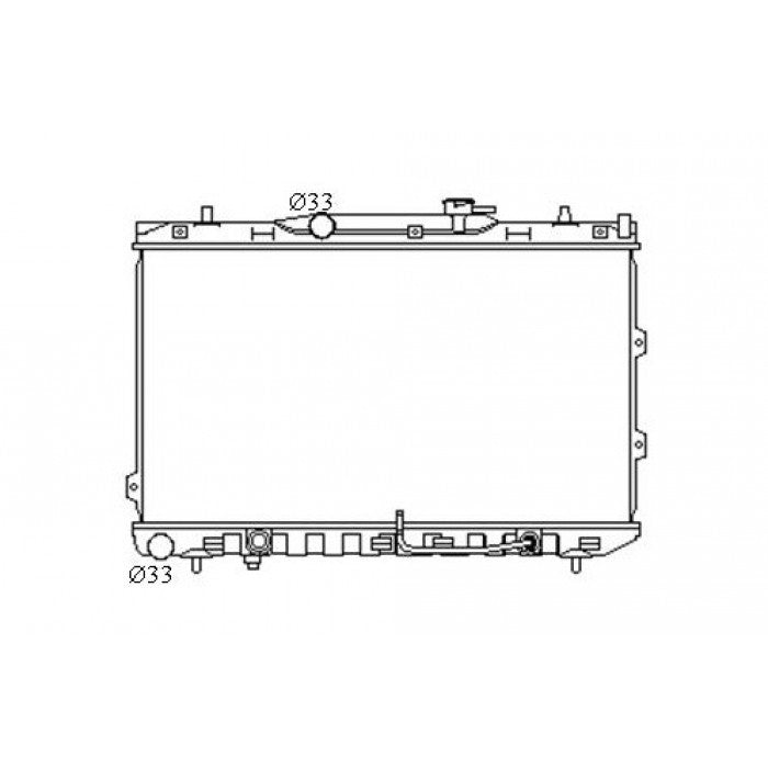 RADIATOR - Kia Cerato LD '04-08 2.0ltr 4cyl