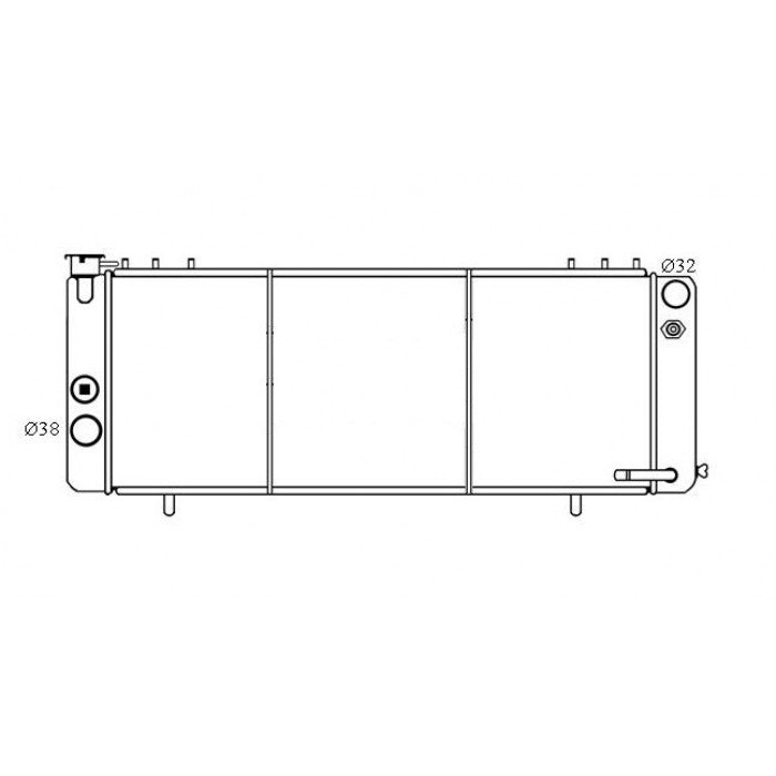 RADIATOR -  Jeep Cherokee XJ '94-01