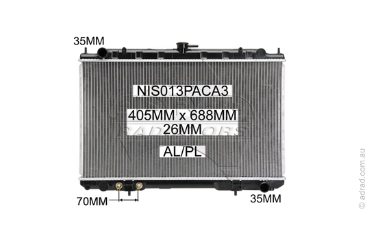 RADIATOR - Nissan Maxima A33 '99-03 3.0ltr V6