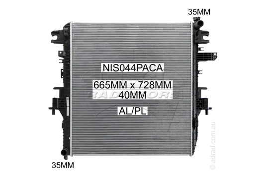 RADIATOR - Nissan Patrol Y62 '13- 5.6ltr V8
