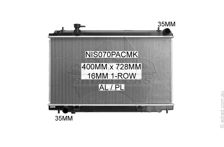 NIS070PACMK radiator