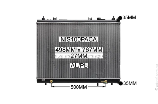 RADIATOR - Nissan Pathfinder R52 '13- 2.5ltr Hybrid & 3.5ltr V6