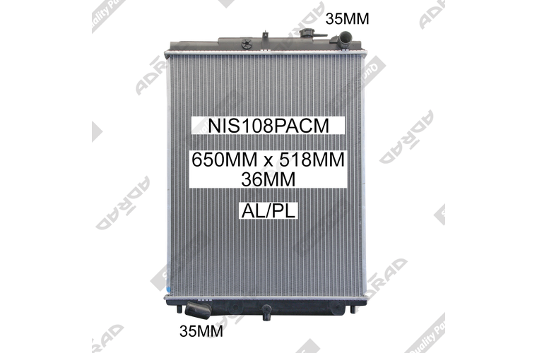 NIS108PACM radiator