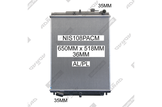 NIS108PACM radiator