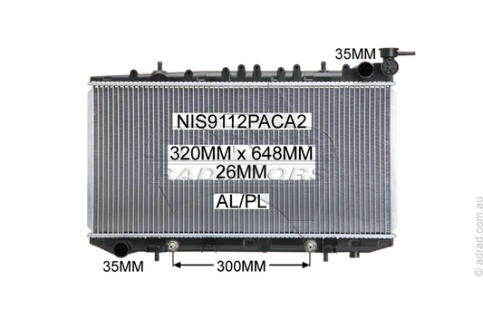 RADIATOR - Nissan Skyline R31 '86-90 & Nissan Pintara R31 '86-90