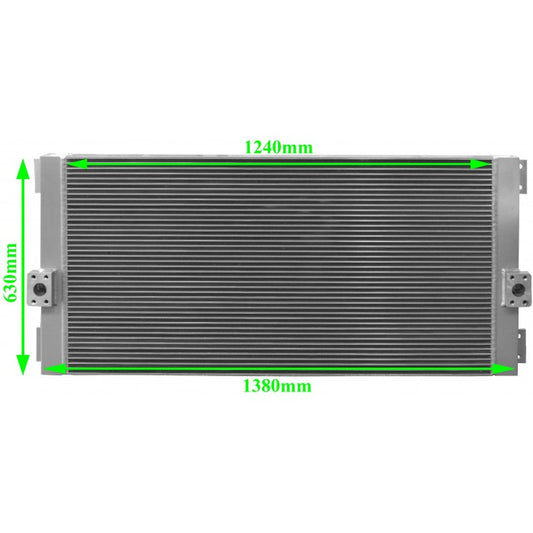 Oil Cooler - BP Oil Cooler, Komatsu PC800 - OC109