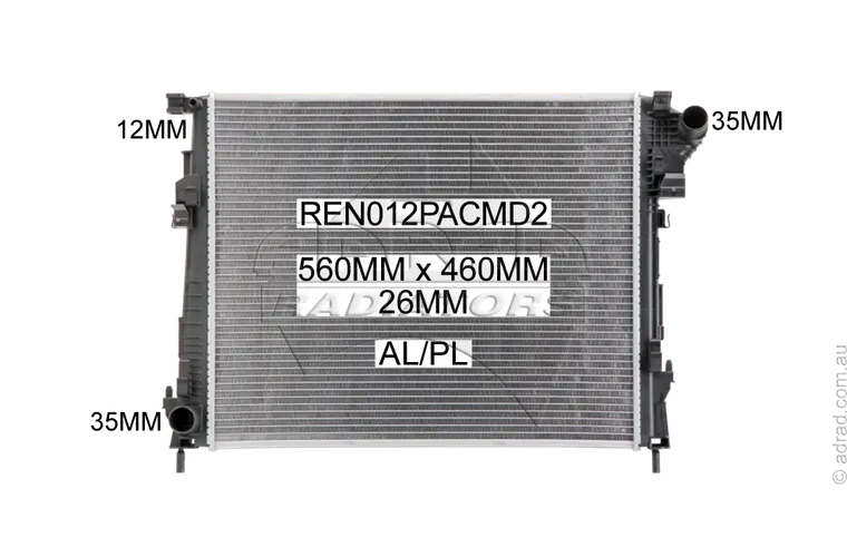 RADIATOR - Renault Trafic '08-15 2.0ltr Turbo Diesel