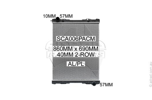 SCA006PACM radiator