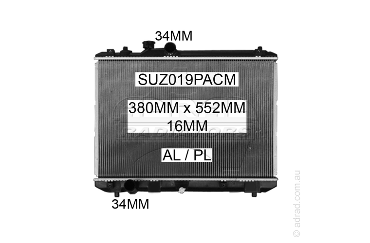 SUZ019PACM radiator