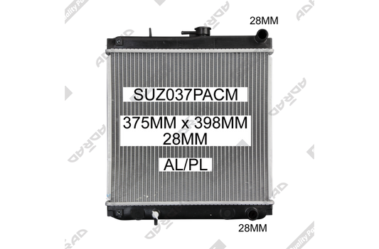 SUZ037PACM radiator