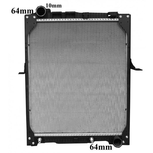Radiator Assembly - W/Frame To Suit Mercedes 2534 / NG90 / SK '88- Core: 810x648x48 - TA021A