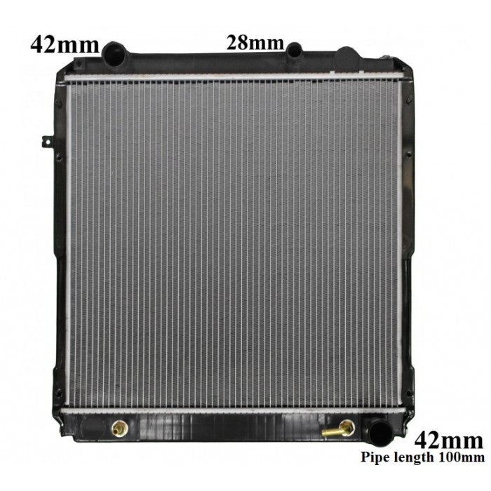 Radiator Assembly - W/Frame To Suit Toyota Coaster HDB / HZB '97-04 Core: 550x578x4 - TA054A
