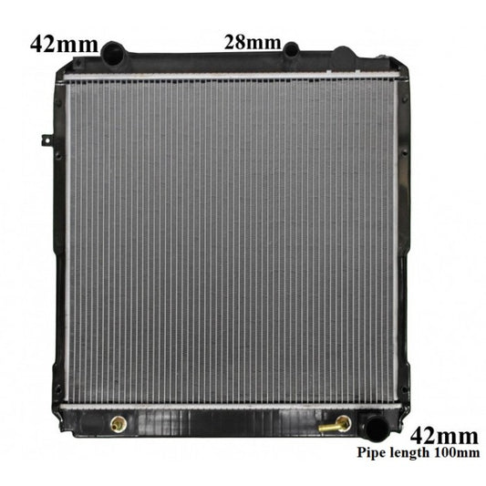 Radiator Assembly - W/Frame To Suit Toyota Coaster HDB / HZB '97-04 Core: 550x578x4 - TA054A