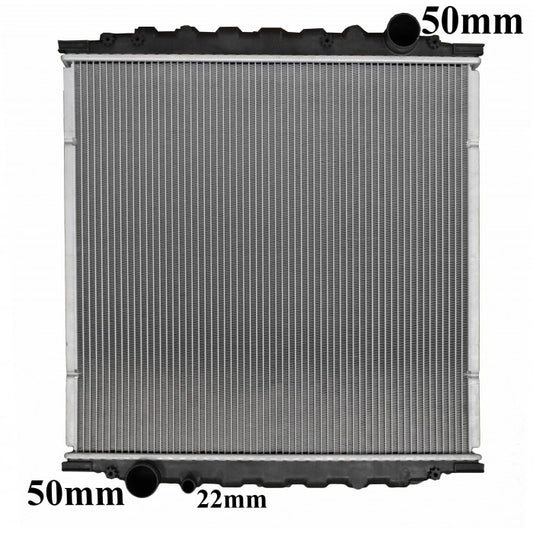 Radiator Assembly - To Suit Man Bus M2000L '00- Core: 594x614x58 H/P - TA055